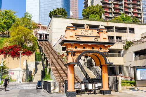 Angels Flight Railway in Los Angeles