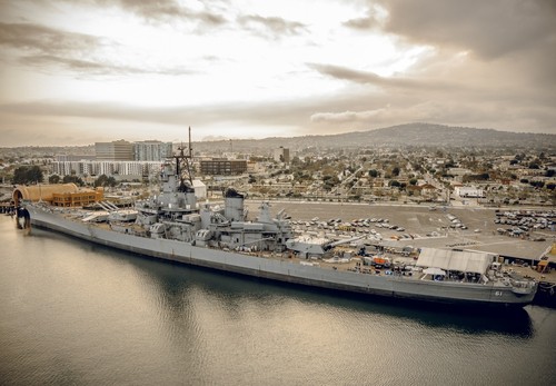USS IOWA BATTLESHIP MUSEUM IN LOS ANGELES