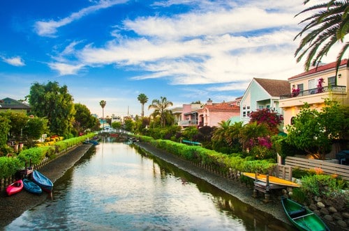 Venice Canals Walkway in Los Angeles