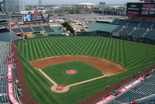 Angel Stadium in Orange County