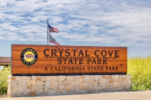 Crystal Cove Sate Park in Orange County
