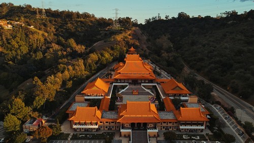 Hsi Lai Temple in San Gabriel Valley