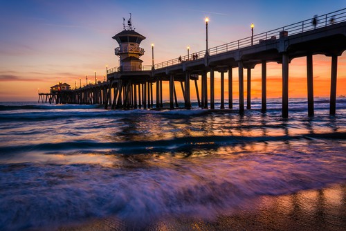 Huntington Beach Pier in Orange County