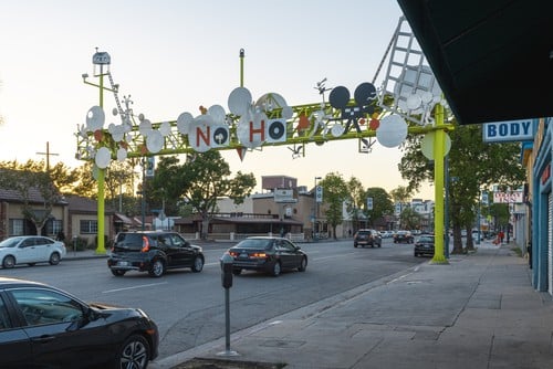 NoHo Arts District in San Fernando Valley